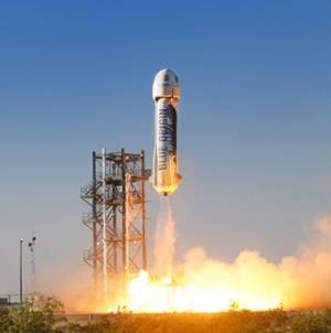 Blue Origin: Ofertă de 2,4 mil. USD pentru un loc în nava spațială New Shepard