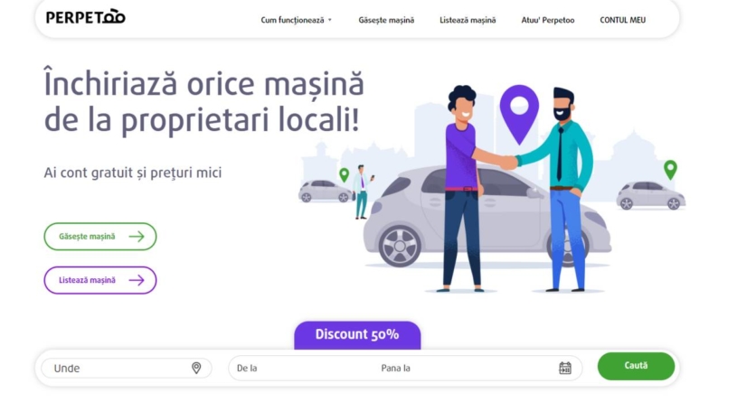 Primul serviciu românesc de închiriere de maşini direct de la proprietar este disponibil în Bucureşti, Cluj, Iaşi şi Timişoara