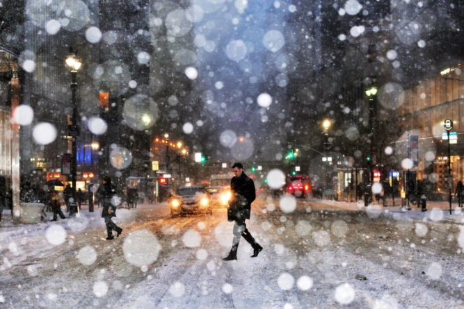 Meteorologii anunță zăpadă de  1 – 2 cm la București