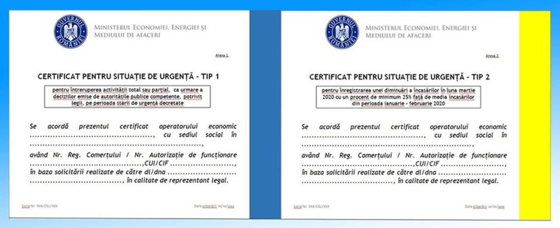 Aplicaţia pentru eliberarea Certificatelor pentru Situaţie de Urgenţă a devenit funcțională