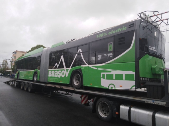 Brașov va avea, în următoarele 12 luni, 25 de noi troleibuze Solaris