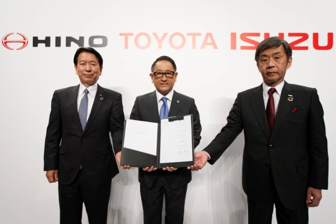 Toyota și Isuzu redevin parteneri. Alianța include și Hino Motors