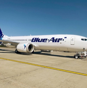 Flota Blue Air a primit o a patra aeronavă Boeing 737-8 Max