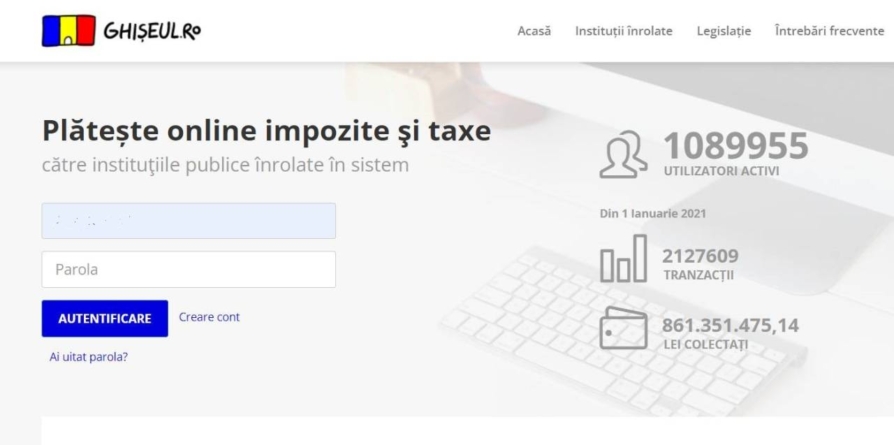 Ghişeul.ro va putea fi accesat și cu date biometrice