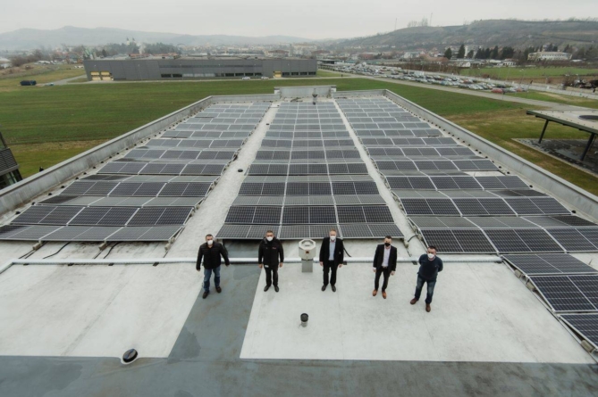 Bosch a investit 200.000 de euro la Blaj pentru producția de energie verde
