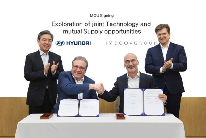 Potențială colaborare Hyundai – Iveco pentru vehiculele partajate