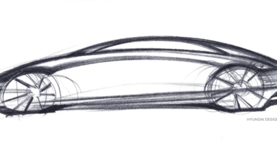 Hyundai a dezvăluit liniile viitorului model electric Ioniq 6