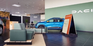 Schimbare de design interior pentru showroom-urile Dacia