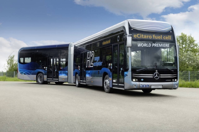 Daimler Buses a prezentat Mercedes-Benz eCitaro fuel cell la Barcelona