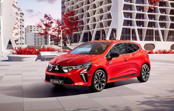 Mitsubishi Colt, cu o bază tehnică Renault, debutează în Europa