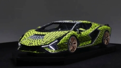 Lamborghini Sian la scară 1:1, din piese LEGO, la București și Cluj-Napoca