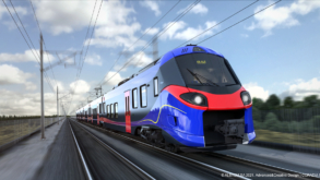 Primul dintre cele 37 de trenuri contractate de Alstom ajunge în România