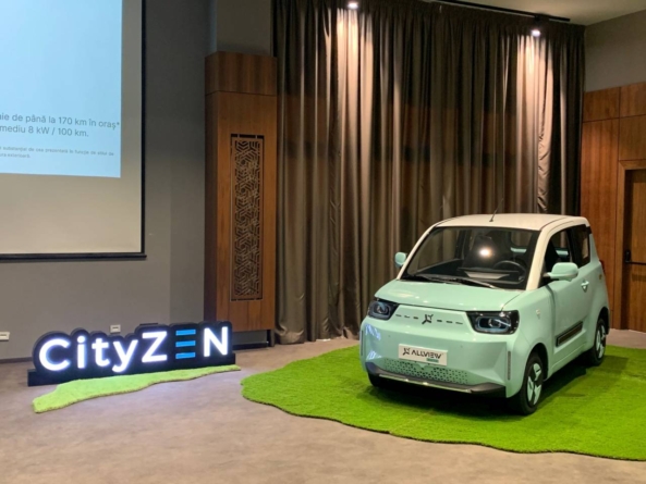 O nouă mașină electrică „made in China”, vândută cu marcă românească pe caroserie