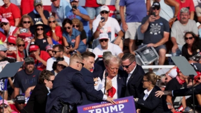 UPDATE: Donald Trump, rănit după o tentativă de asasinat la un miting din Pennsylvania