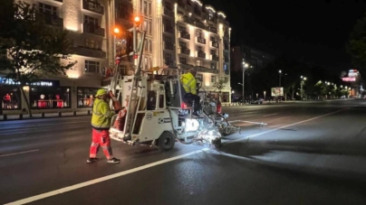 Bandă unică, dedicată autobuzelor, între Universitate și Piața Romană
