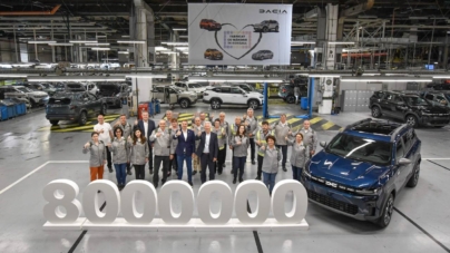 Uzina Dacia din România a depășit pragul de 8 milioane de vehicule asamblate