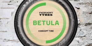 Nokian Tyres Betula, o anvelopă-concept care conține coajă de mesteacăn