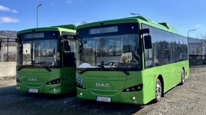 Două autobuze DAC CityLINE 408.60, asamblate în România, au fost livrate orașului Vișeu de Sus
