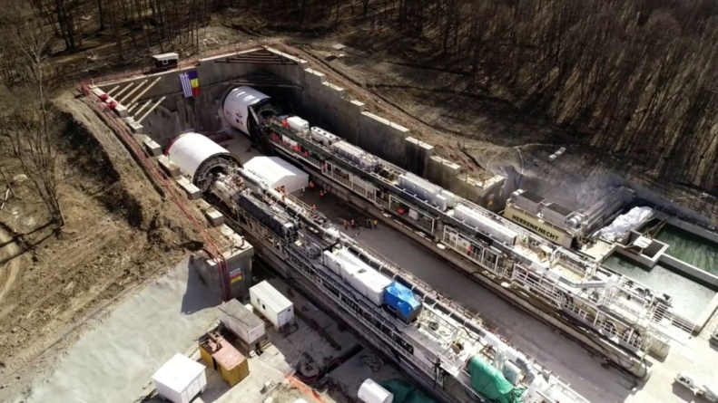 Proiectul feroviar Brașov–Sighișoara, în Top 10 al celor mai complexe proiecte de tuneluri feroviare din Europa