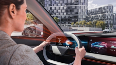 AUMOVIO, comandă majoră pentru un afișaj OLED cu cameră integrată, tehnologie prezentată la CES 2026