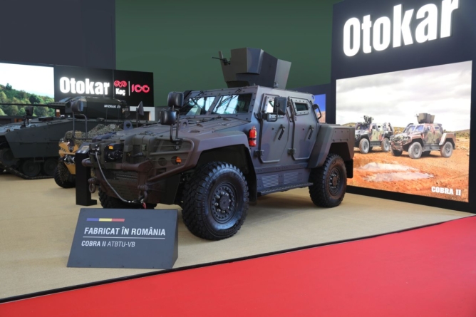 Otokar prezintă la BSDA 2026 primul vehicul militar Cobra II asamblat în România