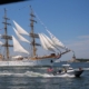 Mândria marinei române pe râul Hudson: Bricul Mircea a defilat la New York la 250 de ani de la independența SUA